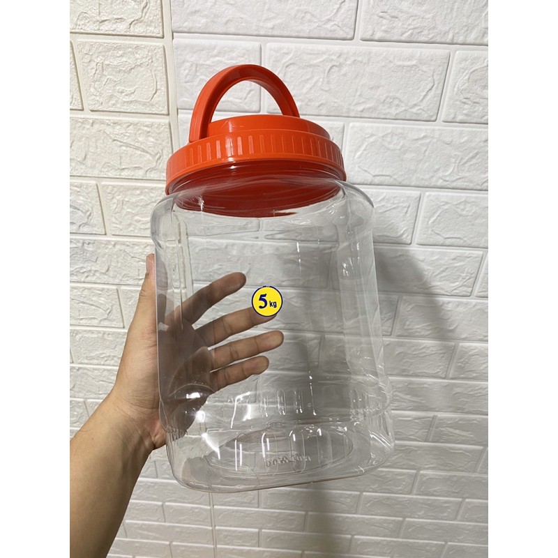Hủ/Keo Nhựa Vuông Duy Tân 3kg/5kg/7kg/10kg