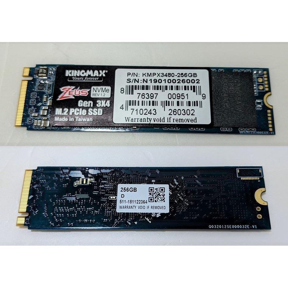 Ổ cứng SSD M.2 PCIe KINGMAX ZEUS PX3280 NVMe dung lương 128GB/256GB/512GB chính hãng Bảo hành 36 tháng 1 đổi 1