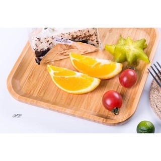 Khay gỗ tre chữ nhật cao cấp