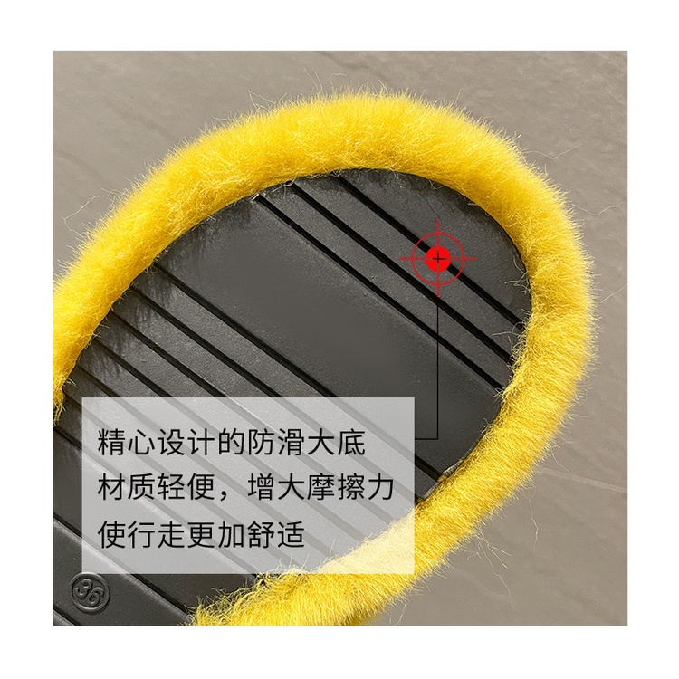 Dép Bông Đi Trong Nhà Giữ Ấm Mùa Thu Đông Phong Cách Hàn Quốc Dễ Thương Dành Cho Nữ