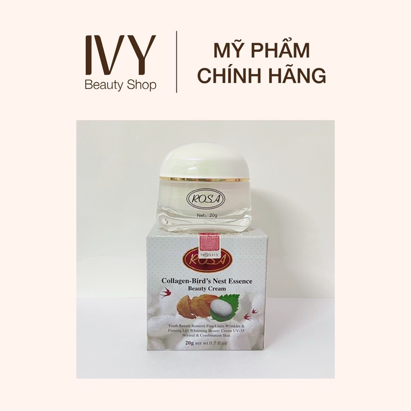 Kem dưỡng trắng da Rosa Collagen Yến Sào