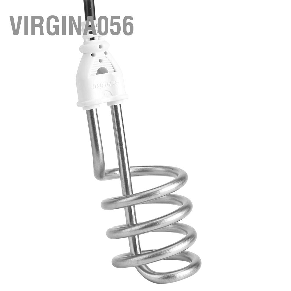 Virgina056 Virgina056 Máy gia nhiệt nhúng điện di động Bộ phận làm nóng nước ống xoắn ốc 1500W 220V