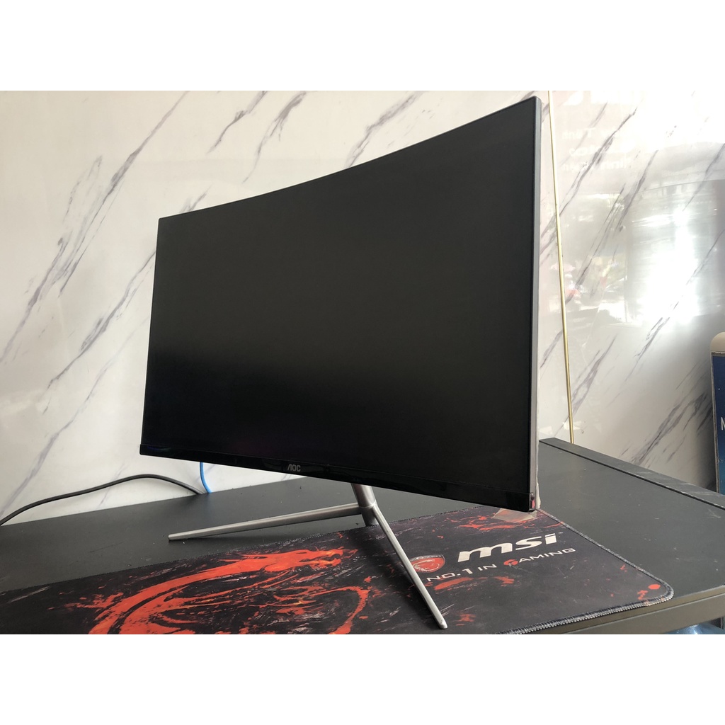 Màn hình AOC C27V1Q cong 75Hz Full viền Cũ, BH 7/2022, còn box (27")