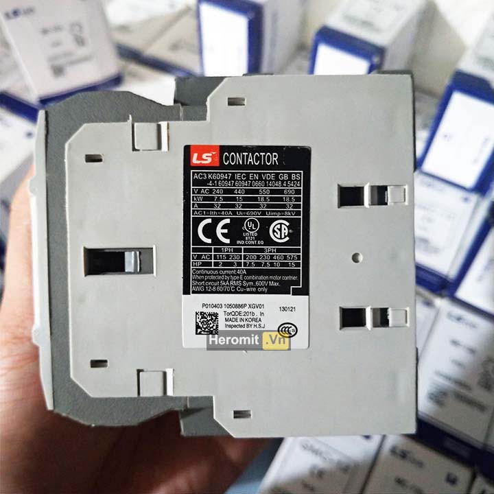 Khởi Động Từ Contactor LS MC 12A