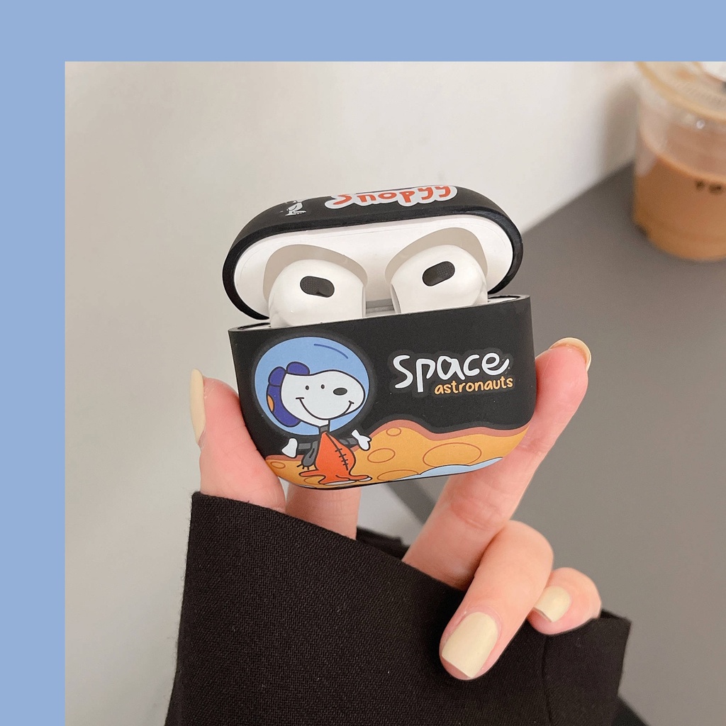 Vỏ Bảo Vệ Hộp Sạc Tai Nghe Airpods 3 Pro 2 3 Họa Tiết Snoopy Dễ Thương Ốp