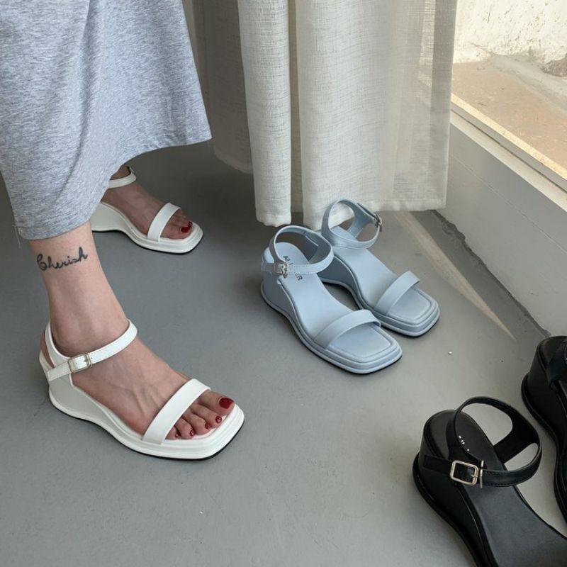 Sandal xuồng quai ngang MAILIAA đế 7 phân dễ đi