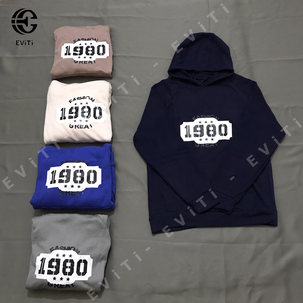 Áo hoodie unisex forrm rộng 1980, phong cách hàn quốc dễ phối đồ