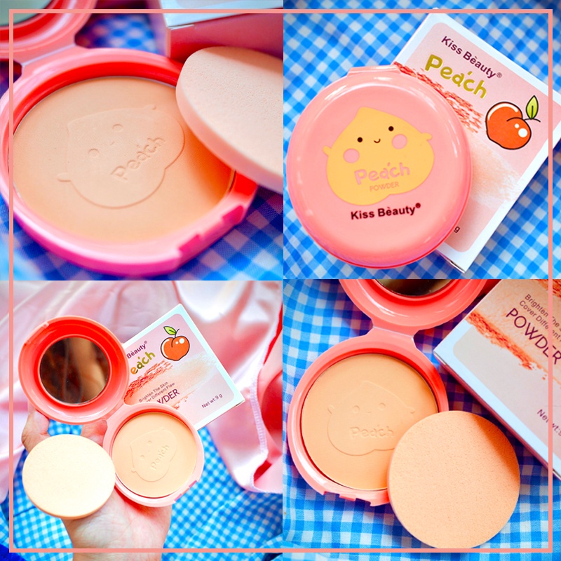 Phấn Nền Kiềm Dầu Chống Nắng 12H Mịn Lì Kiss Beauty MATTE+PORELESS POWDER 9g KB-FB01