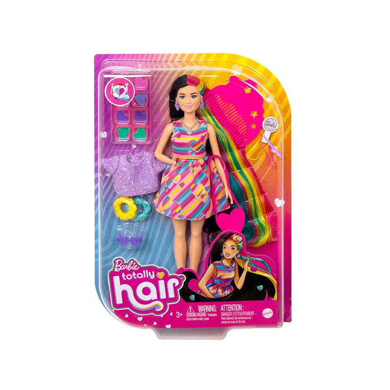 Đồ Chơi Barbie Hearts Và Mái Tóc Thời Trang Sành Điệu HCM90/HCM87