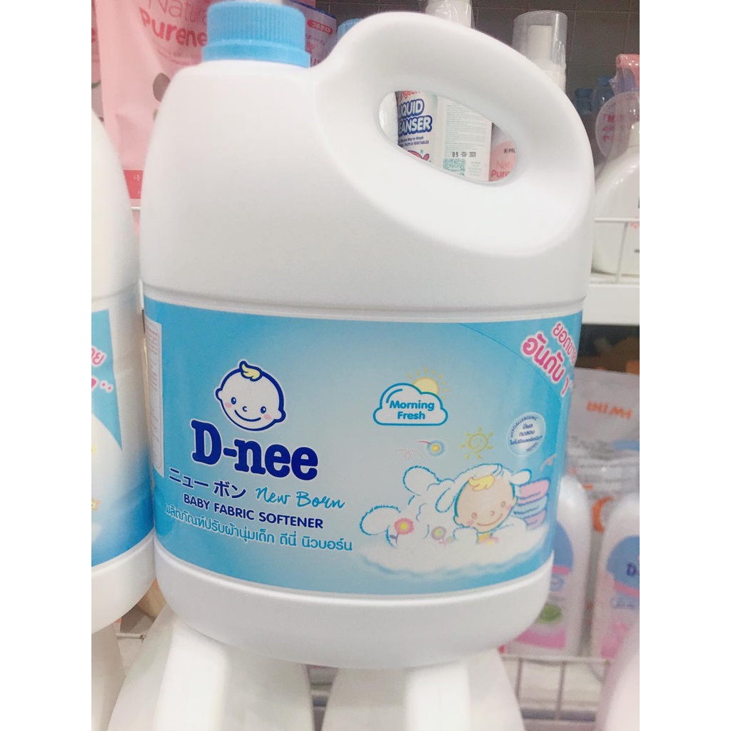 Nước xả Dnee can 2800ml chính hãng ( màu hồng / xanh lá / xanh dương / tím / trắng ) chính hãng