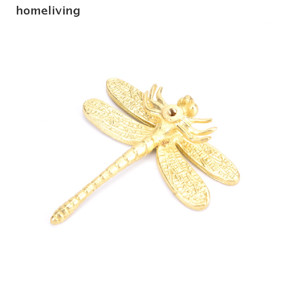 Tay Nắm Cửa Tủ Bằng Đồng Thau Hình Chuồn Chuồn Phong Cách Bắc Âu Đơn Giản