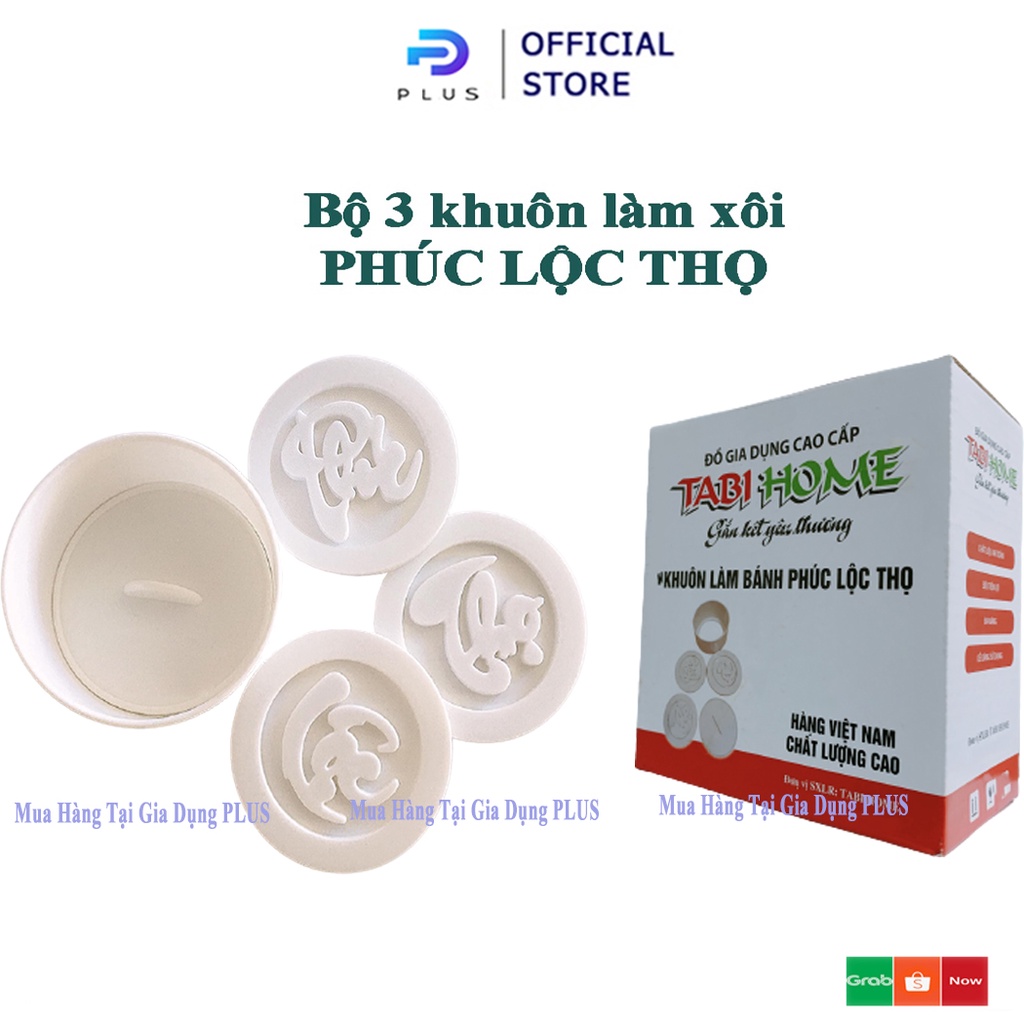 Khuôn làm xôi phúc lộc thọ , khuôn làm bánh phúc lộc thọ bằng nhựa thực phẩm cứng chịu lực an toàn vệ sinh thực phẩm