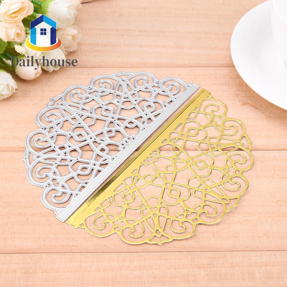 Semicircle Cutting Dies Stencils Scrapbook Embossing DIY Craft Album Cards