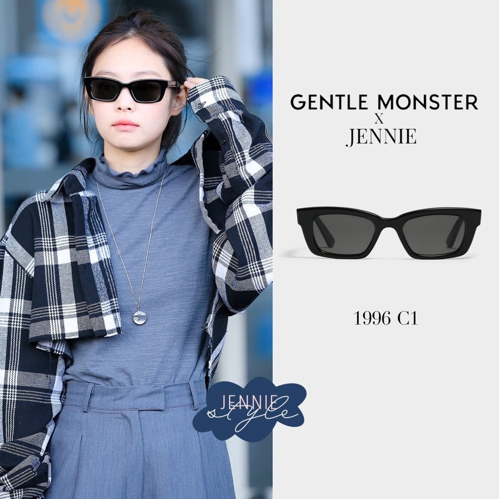 Kính Mát GM 1996 JENNIE C1 Blackpink Nam Nữ Phong Cách Hàn Quốc