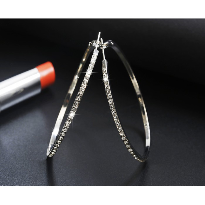 KHuyên tròn đính kim dải lớn XK15
