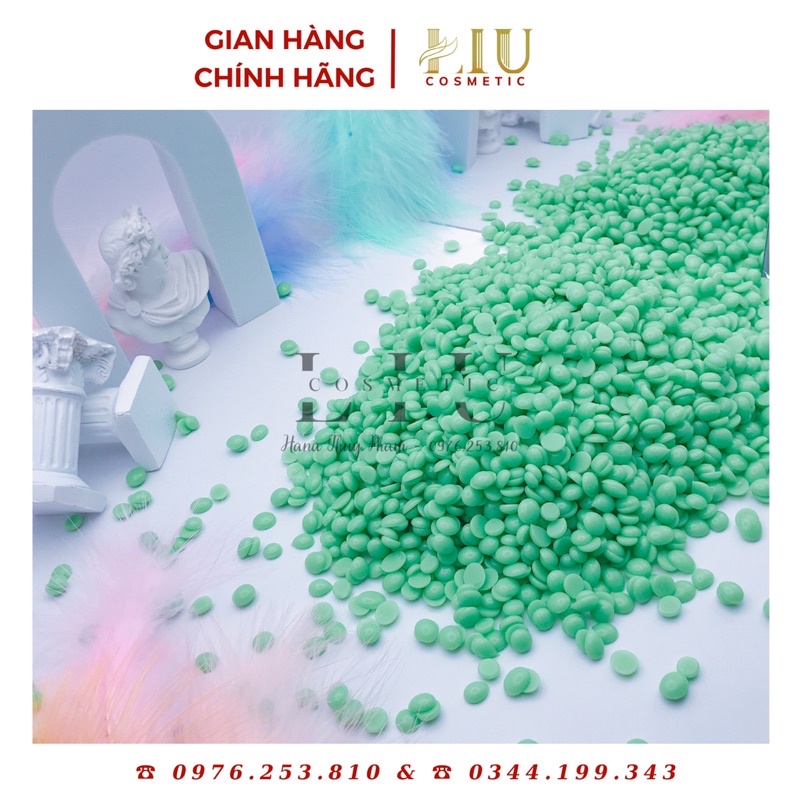 [FREE SHIP] 100GR SÁP WAX LÔNG LIU WAXING - SÁP NÓNG HẠT ĐẬU (HARD WAX  BEANS) Nhập khẩu cao cấp