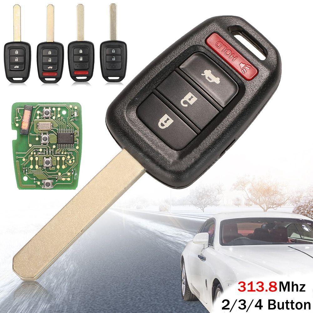 Chìa Khóa Điều Khiển Từ Xa 3 Nút 313.8MHz Bền Bỉ Dễ Sử Dụng Cho Honda For Honda 2013-2015