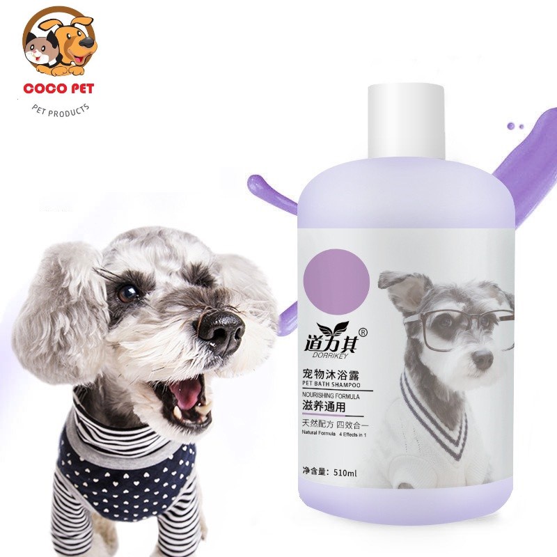 Sữa Tắm Cho Chó Mèo DORRIKEY 510ml Hương Thơm Tự Nhiên, Ngăn Ngừa Vi Khuẩn Và Dưỡng Ẩm