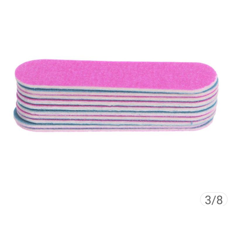 Dũa móng tay, dũa mini, dũa mini nail box, combo 50 dũa móng tay