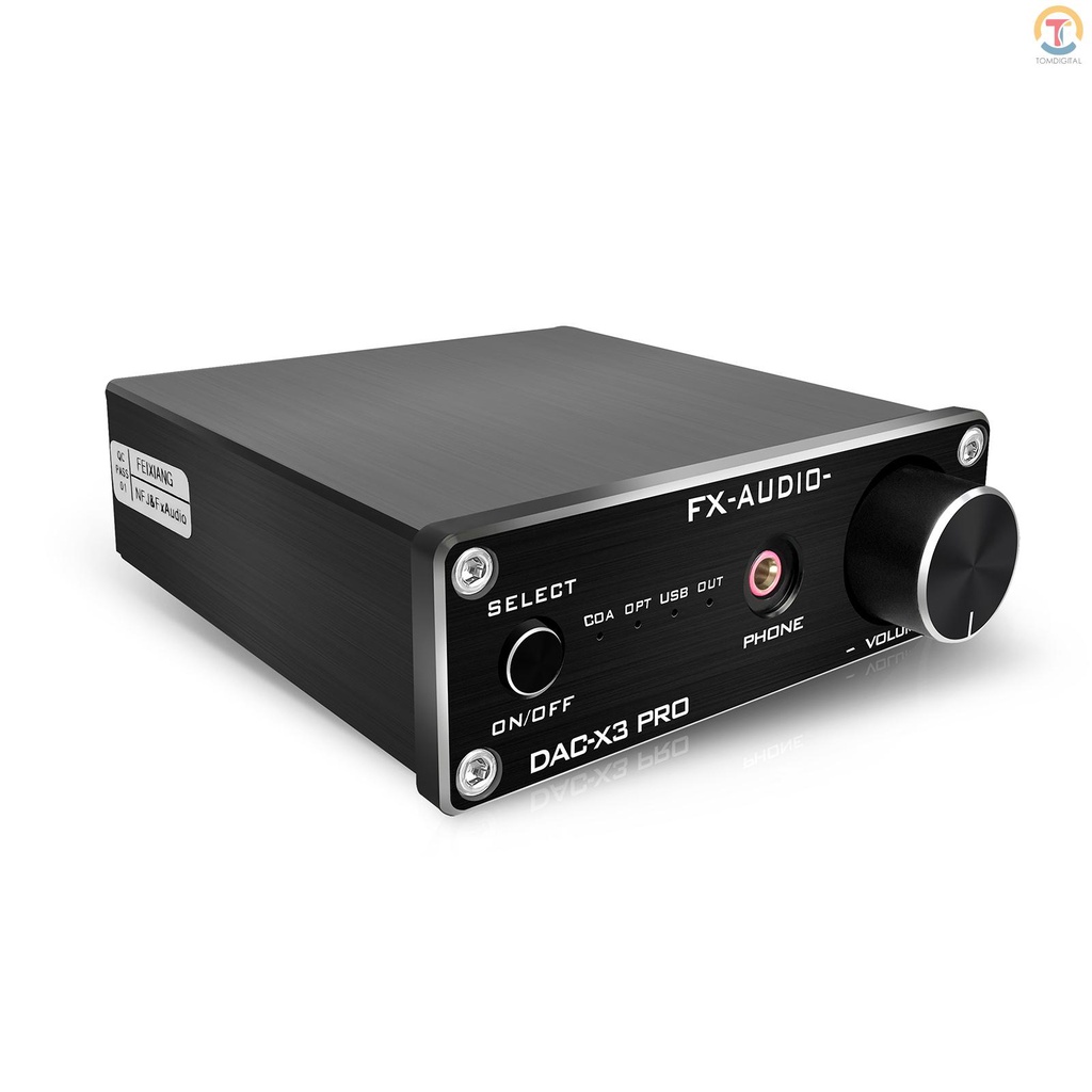 Bộ Khuếch Đại Âm Thanh Xe Hơi FX-Audio X3PRO DAC Kỹ Thuật Số Qua Analog Bằng PC-USB/USB/Coaxial DC5V EU Plug