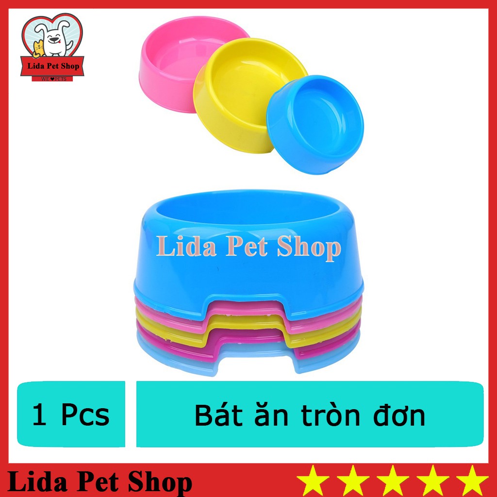 Bát Nhựa Đựng Thức Ăn Cho Chó Mèo - Lida Pet Shop