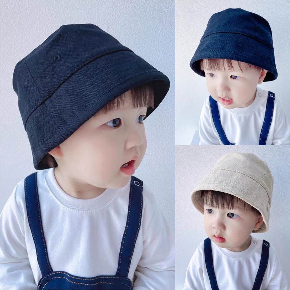 Nón bucket Mũ vải cho gia đình có size cho người lớn và trẻ em từ 0 đến 5 tuổi hàng Quảng Châu