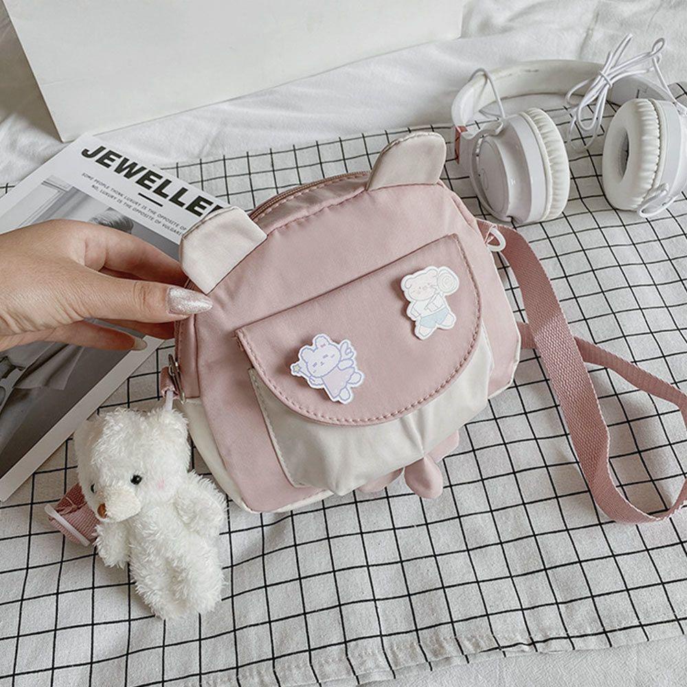 Túi Tote Đeo Vai Bằng Vải Bạt Kích Thước Lớn In Họa Tiết Hoạt