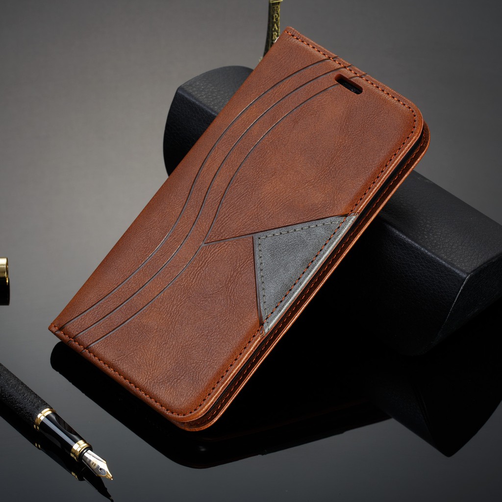 Bao da điện thoại nắp lật kiêm ví đựng thẻ có thể làm giá đỡ cho Redmi Note 8 Pro 8A K20 Pro Note 7 Pro | BigBuy360 - bigbuy360.vn