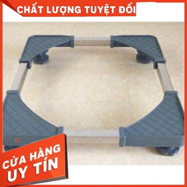 Kê chân tủ lạnh / máy giặt điều chỉnh kích thước inox cao cấp