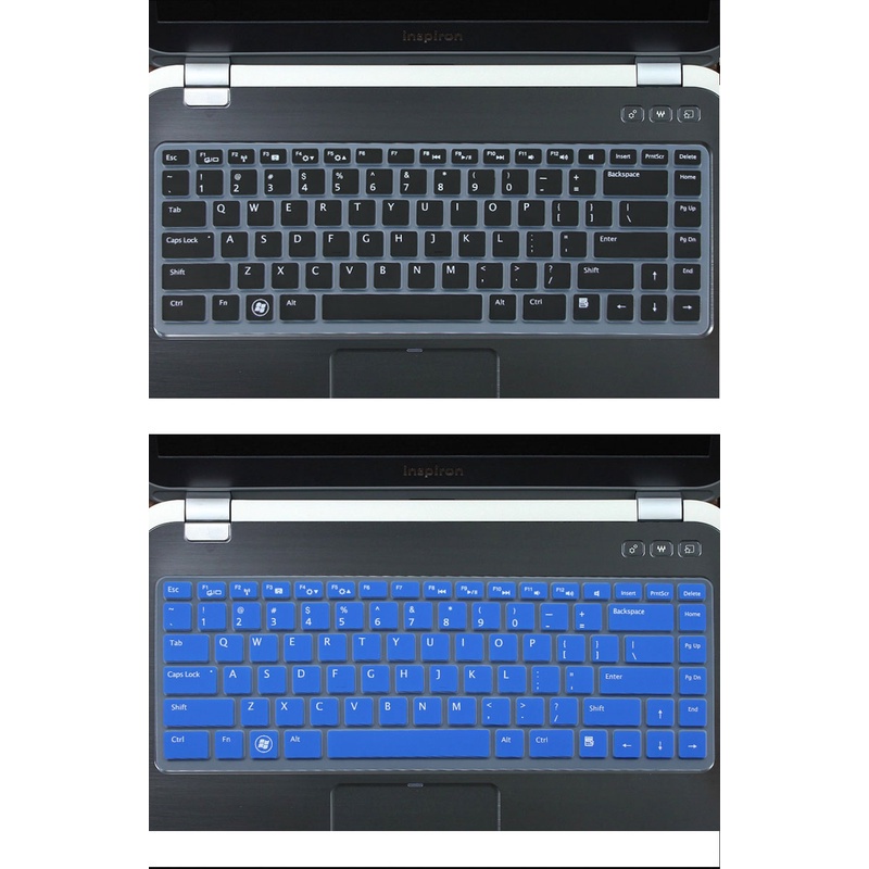 Miếng Dán Bàn Phím Silicon Mềm Siêu Mỏng Cho 14inch Dell Inspiron 14r-5420 5421 5425