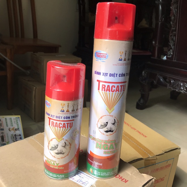 700ml - bình xịt muỗi, gián, kiến, côn trùng Tracatu hàng Việt Nam an toàn với trẻ nhỏ
