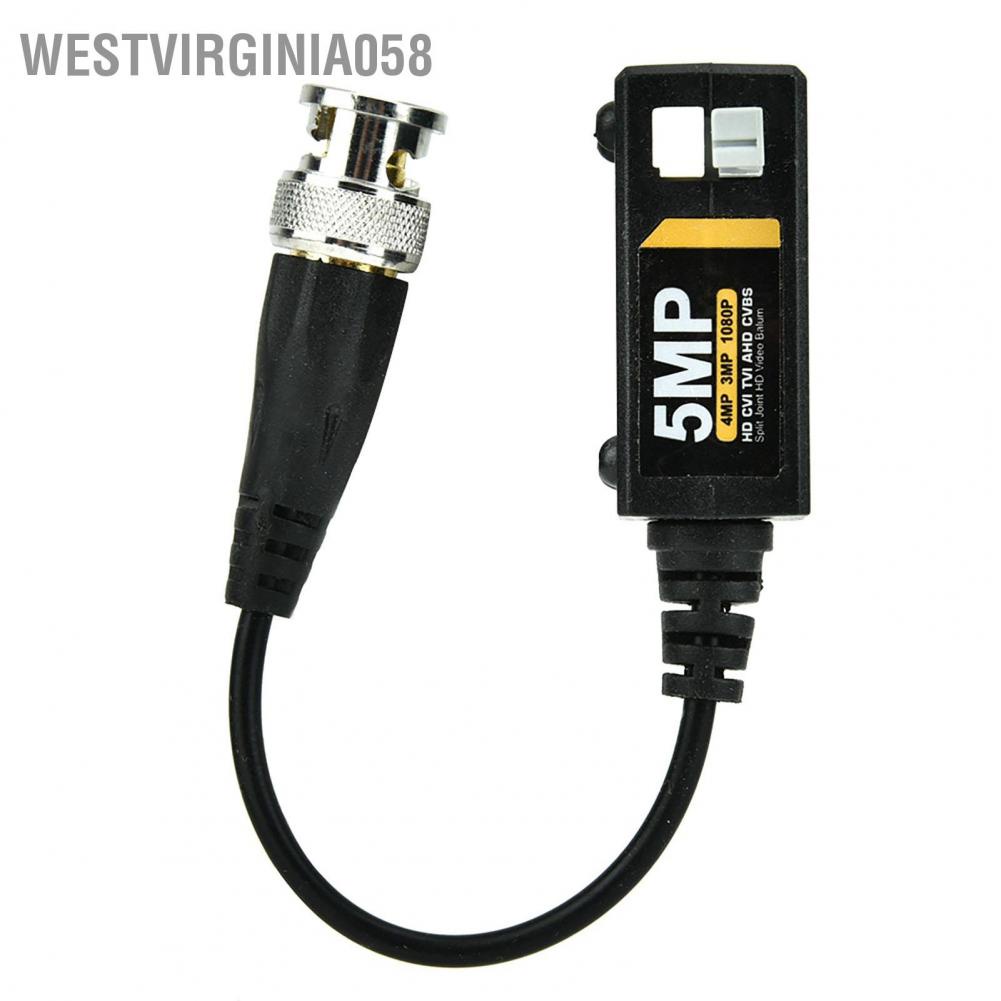 Westvirginia058 8MP High Definition Spliced Passive Video Balun Transmission Twisted Pair Transmitter
