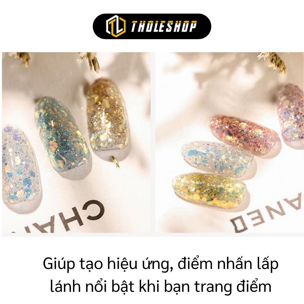 Nhũ Sơn Móng Tay - Hộp Nhũ Rắc Flash Siêu Sáng Cho Nails Hình Sao, Trăng Khuyết 9056