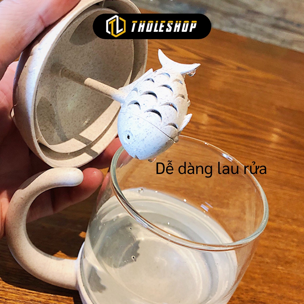 Ly Pha Trà - Ly Thủy Tinh Lọc Trà  Hình Mèo Ngộ Nghĩnh, Không Nóng Tay Khi Sôi 6619