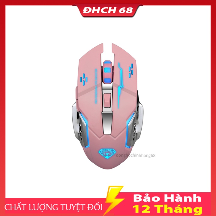 Chuột Gaming Không Dây T28 Dành Cho Game Thủ Click Không Gây Tiếng Ồn Có Đèn LED Chơi Game Cực Đã Bảo Hành 12 Tháng.