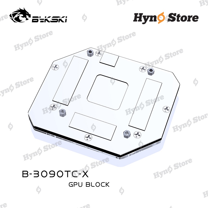 Block Backplate VGA 3090 tản nhiệt mặt sau VRAM Hyno Store