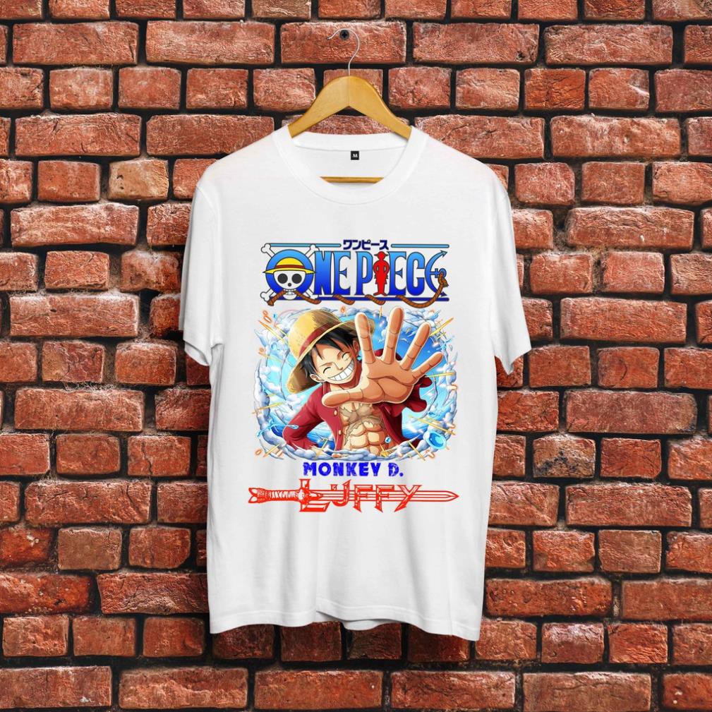 Áo Thun Anime Manga - One Piece - Monkey D. Luffy dễ thương phong cách cá tính - cực chất và đẹp - MDK-4446