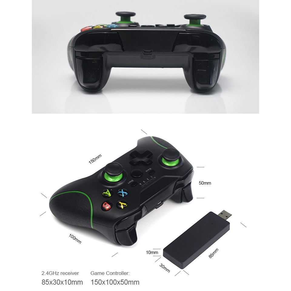 2.4G Wireless Game Controller Joystick For Xbox One Controller For PS3/Android Smart Phone Gamepad For Win PC 7/8/10 『Zeer 』