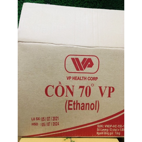 Cồn 70 Độ 1000Ml Vĩnh Phúc Có Vòi Xịt Tiện Lợi