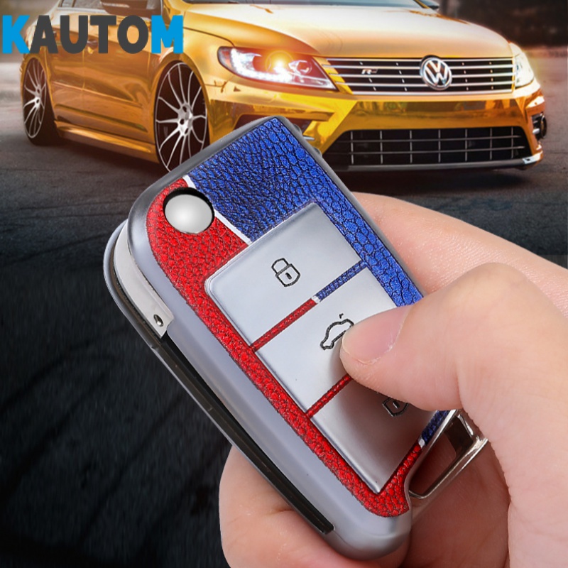 Túi Đựng Chìa Khóa Xe Hơi Volkswagen Tayron Golf 7 Bora Lamando Teramont Tharu T-ROC Lavida Ốp