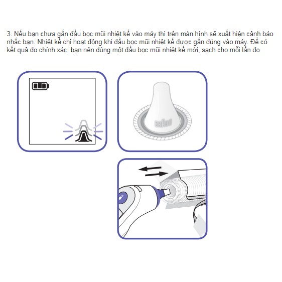 Nhiệt kế đo tai Braun ThermoScan 7 IRT 6520 - IRT6575 ThermoScan 7+ - Made in Mexico
