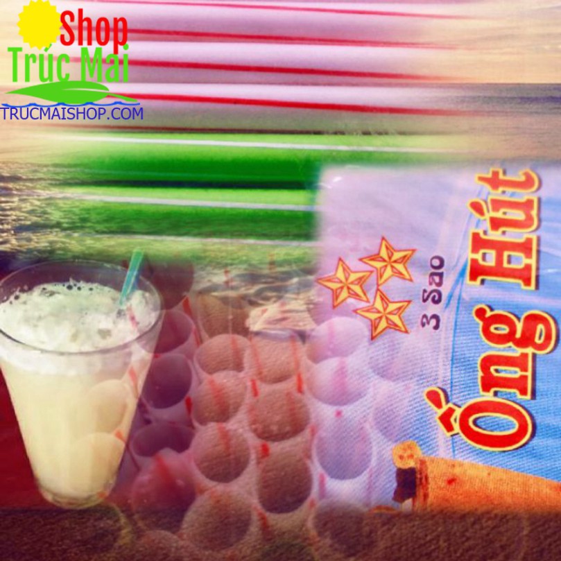 Ống hút nước 1000g khoảng 1000 cái  (6×180mm)