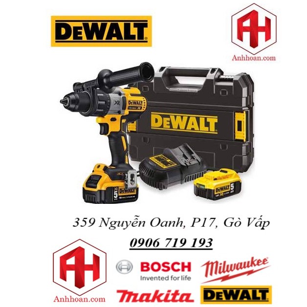 Máy khoan dùng pin DeWALT 18V DCD996 P2 - KR (SET 5Ah)