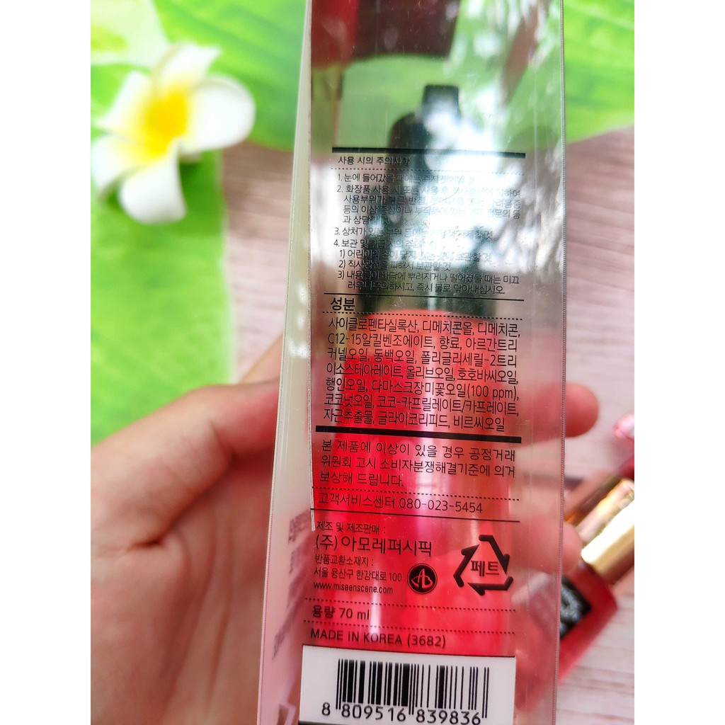 Serum dưỡng tóc Missen ScènePerfectRepairHair 70 và 80ml | BigBuy360 - bigbuy360.vn