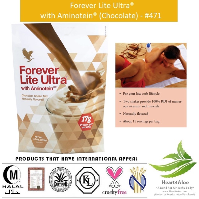 Sữa bột Dinh Dưỡng Forever Lite Ultra With Aminotein