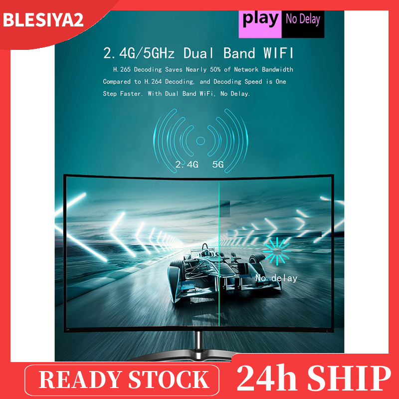 [BLESIYA2]5GHz+2.4GHz 1080P HDMI Mirror Screen Wifi Wireless Display Adapter Mirroring