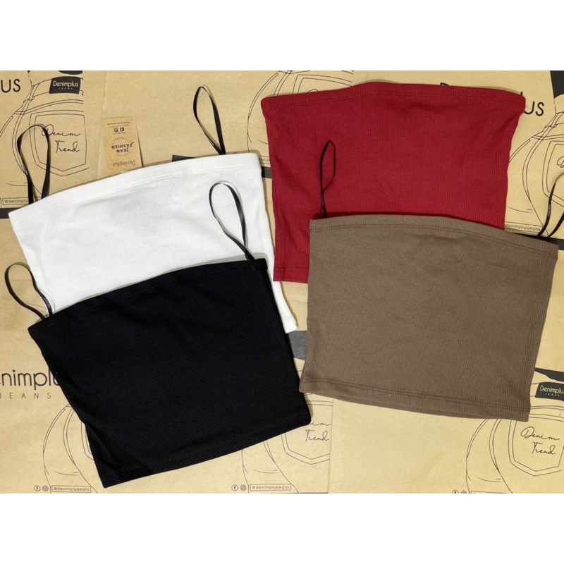 Áo ống nữ chất thun gân  đủ 4 màu vxnk f21