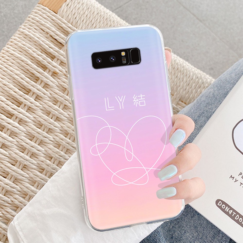 Ốp Điện Thoại Dẻo Trong Suốt Họa Tiết Fake Love Yourself Cho Iphone 8 7 6s 6 Plus 5 5s Se 5c 4 4s Vm75