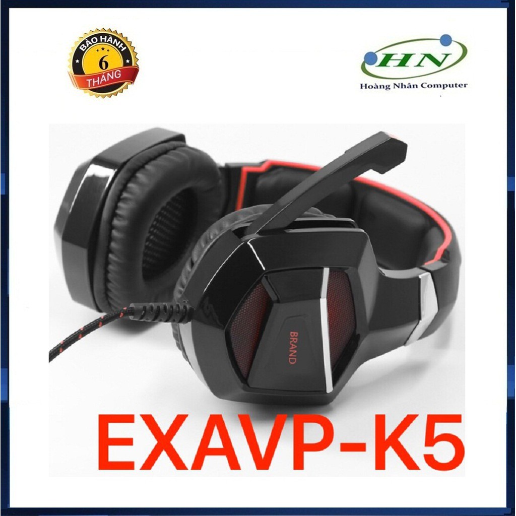 [Mã ELORDER5 giảm 10K đơn 20K] Tai Nghe Headphone EXAVP K5 LED Full Box