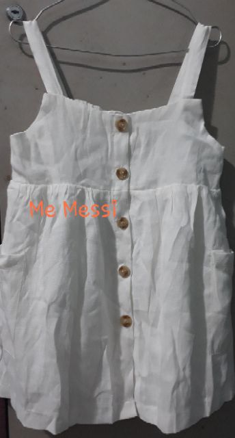 Váy Zara trắng cho bé gái